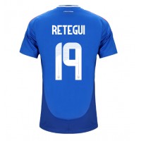 Italy Mateo Retegui #19 Replica Home Shirt Euro 2024 Short Sleeve